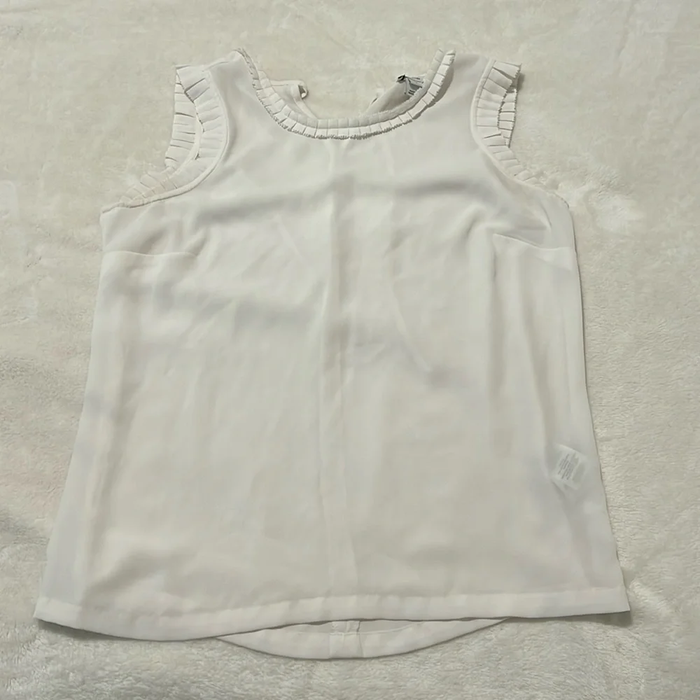 J crew sleeveless blouse